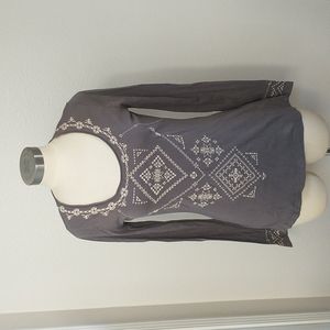 Johnny Was Embroidered Tee.